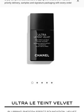 CHANEL Black Ultra Le Teint Velvet Foundation